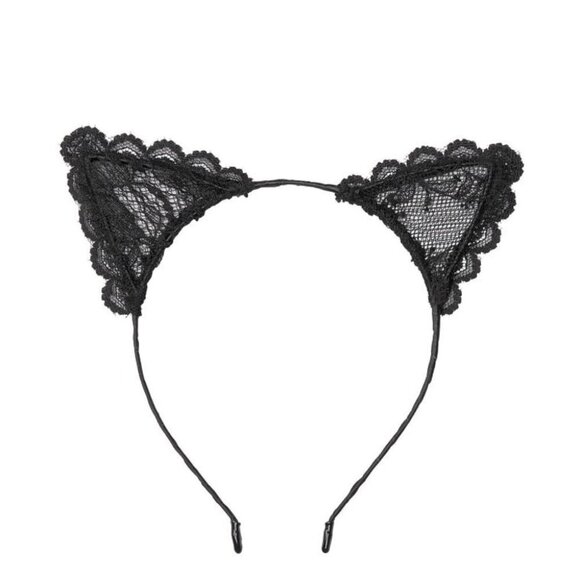 VICTORIA\'S SECRET Lace Cat Ear Headband  One Size
